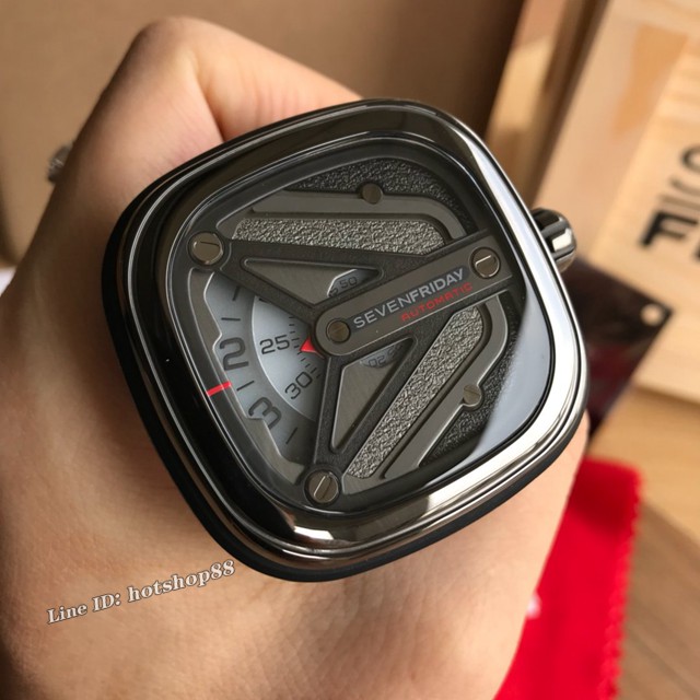 sevenfriday经典款男士腕表 七个星期五太空飞船灵感牌自动机械表 gjs2045